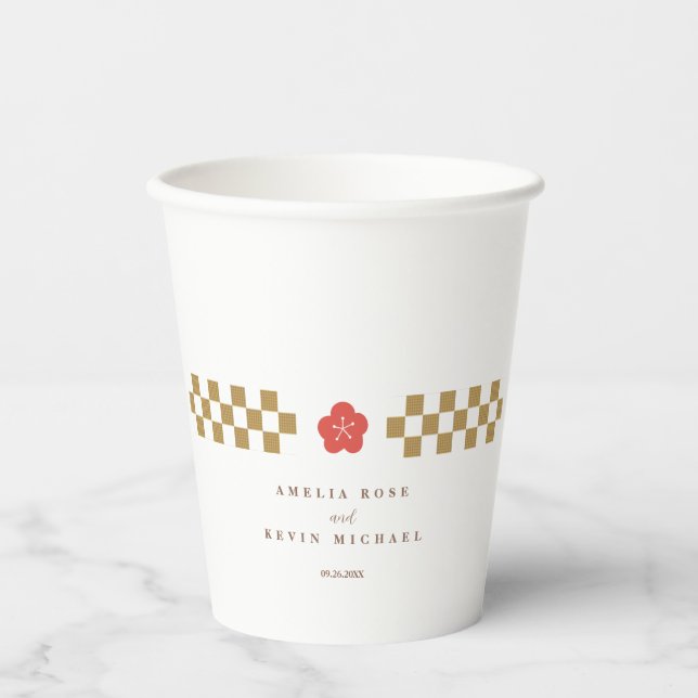 Vasos De Papel Japanese Touch Bridal (Anverso)