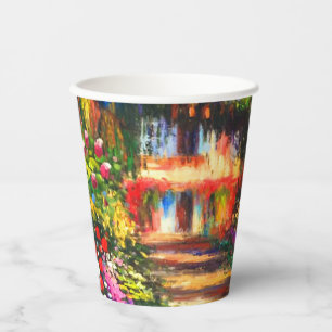 Vasos De Papel Jardín de Monet en Giverny
