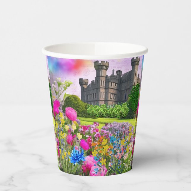Vasos De Papel Jardín del castillo (Izquierda)
