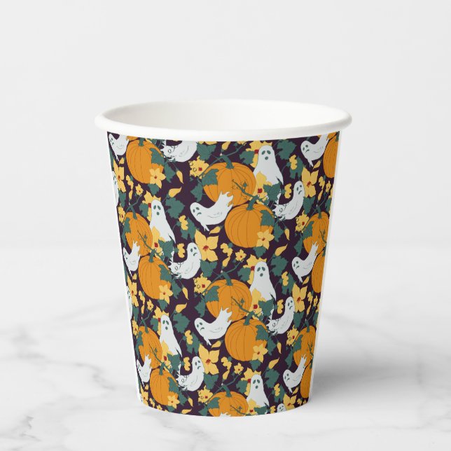 Vasos De Papel Jardín Ghostly (Anverso)