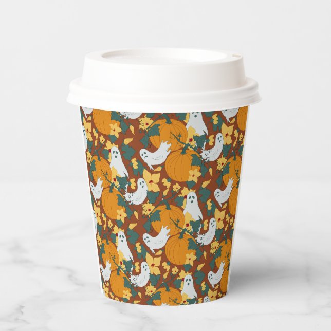 Vasos De Papel Jardín Ghostly (Anverso)