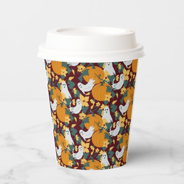 Vasos De Papel Jardín Ghostly (Anverso)