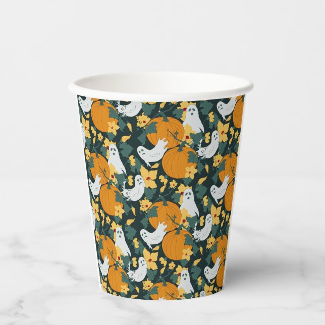 Vasos De Papel Jardín Ghostly (Anverso)