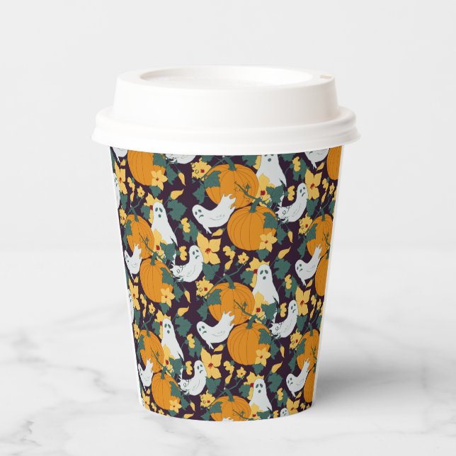 Vasos De Papel Jardín Ghostly (Anverso)