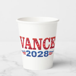 Vasos De Papel JD Vance Presidente 2028 (bs)