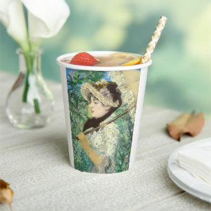 Vasos De Papel Jeanne (primavera) Edouard Manet