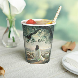 Vasos De Papel Jesucristo Pascua Religiosa Católica