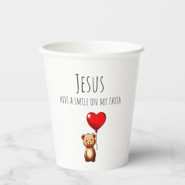Vasos De Papel Jesús Pone Una Sonrisa En Mi Copa De Fiestas De Fe
