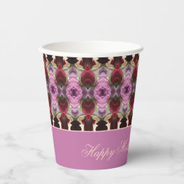 Vasos De Papel Jewel Tone Patterned