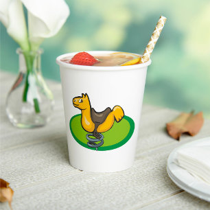 Vasos De Papel Jinete de Caballo de Columpio de Parque Infantil