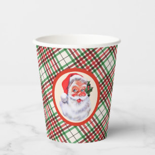 Vasos De Papel Jolly Santa Claus Navidades Fiesta