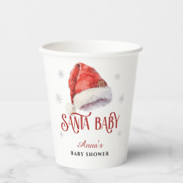 Vasos De Papel Jolly Santa Hat Baby Shower