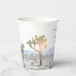 Vasos De Papel Joshua Tree Boho Boda