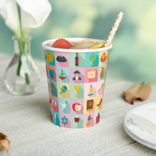 Vasos De Papel Judaica - Copas de papel - Regalos de celebracione
