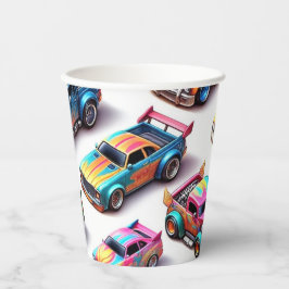 Vasos De Papel Juego de fiestas de cumpleaños para el coche de Ne