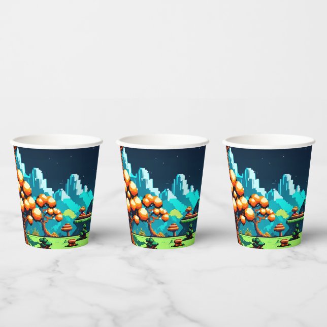 Vasos De Papel Juego de Novedad divertida para ordenador Fiesta d (Multi)