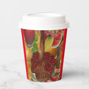 Vasos De Papel Jugo de fruta de taza de papel