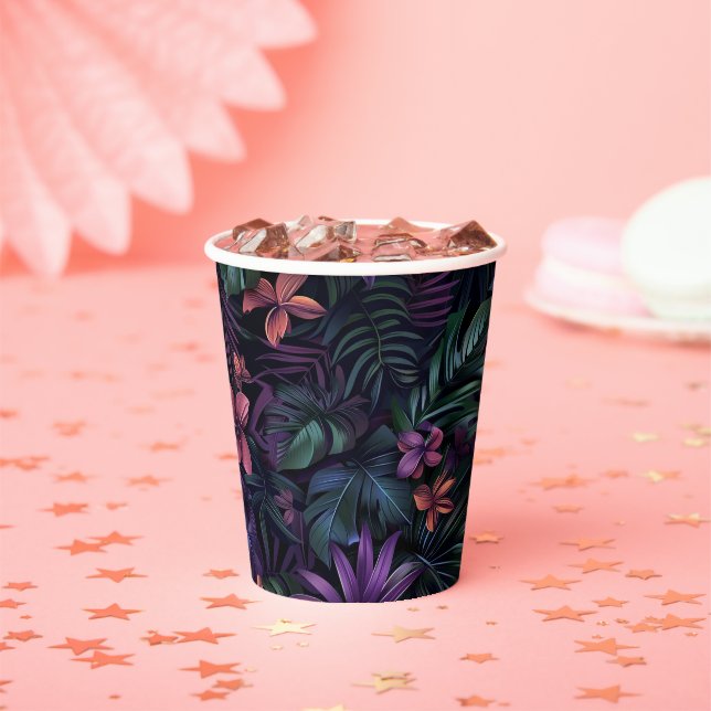 Vasos De Papel Jungla tropical (in situ)