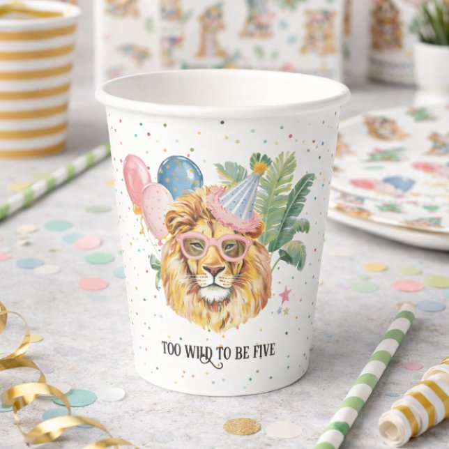 Vasos De Papel Jungle Animals Birthday Party Cups (Subido por el creador)