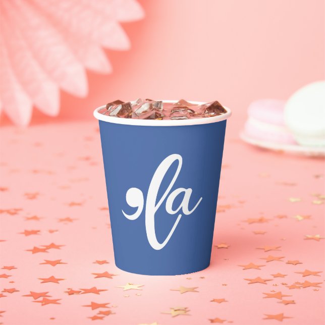 Vasos De Papel Kamala dice su nombre (in situ)