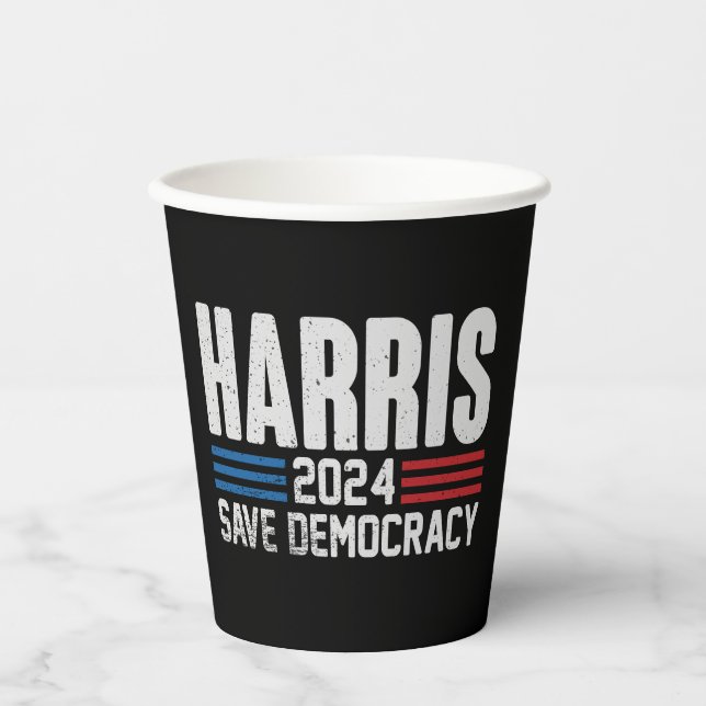 Vasos De Papel Kamala Harris (Anverso)