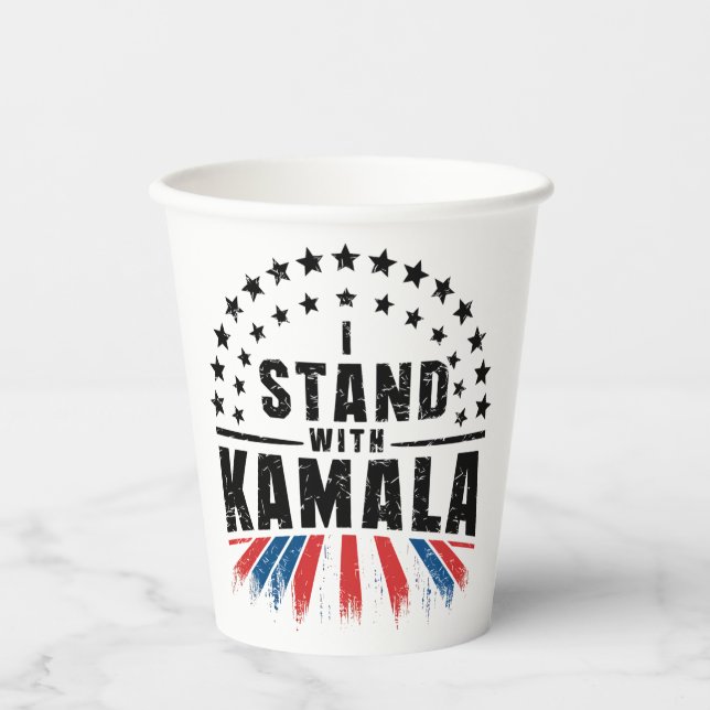Vasos De Papel Kamala Harris (Anverso)