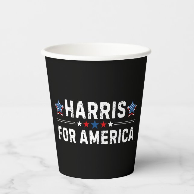 Vasos De Papel Kamala Harris (Anverso)
