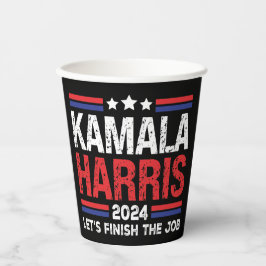 Vasos De Papel Kamala Harris