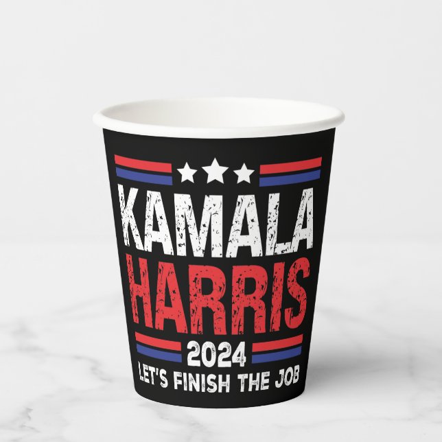 Vasos De Papel Kamala Harris (Anverso)