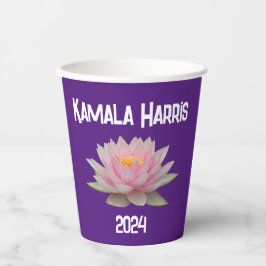Vasos De Papel Kamala Harris Lotus 2024