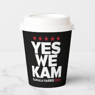 Vasos De Papel Kamala Harris Sí, Nosotros Kam para Presidente de