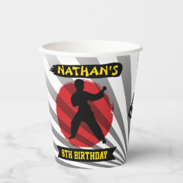 Vasos De Papel Karate Kid Martial Arts Cobra Kai