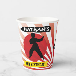 Vasos De Papel Karate Kid Martial Arts Cobra Kai