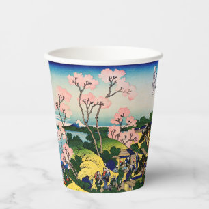 Vasos De Papel Katsushika Hokusai - Gotenyama, Tokaido, Shinagawa