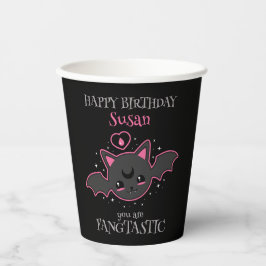 Vasos De Papel Kawaii Bat Halloween Birthday Party