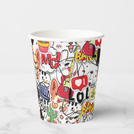Vasos De Papel kawaii funny pet design - cute animal lover 