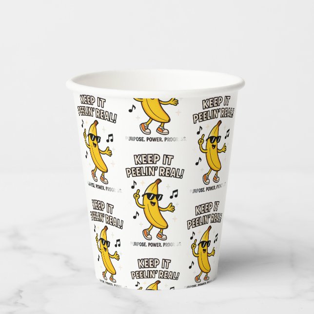 Vasos De Papel Keep Peelin  Cloth Napkin (Anverso)