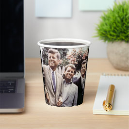 Vasos De Papel Kennedy Brothers, Presidente John, Robert y Ted