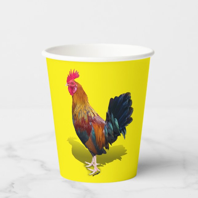 Vasos De Papel Key West - Gypsy Rooster (Anverso)