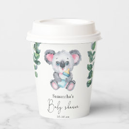 Vasos De Papel Koala Bear Baby Shower
