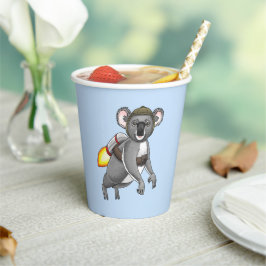 Vasos De Papel Koala Oso Cohete