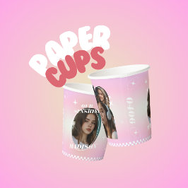 Vasos De Papel Kpop Idol Cumpleaños Fancafe Estilo Cupsleeve