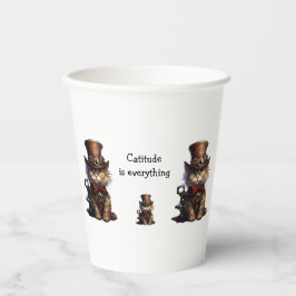 Vasos De Papel La actitud común lo es todo