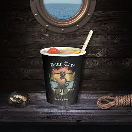 Vasos De Papel La búsqueda del atardecer de Kitty Buccaneer