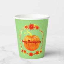 La calabaza de Acción de Gracias al Green