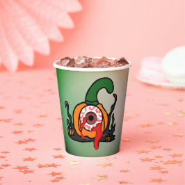 Vasos De Papel La Calabaza De Tiro Sangriento