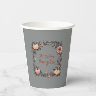 Vasos De Papel La Calabaza Dorada