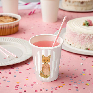 Vasos De Papel "La celebración juguetona de Lil Lily