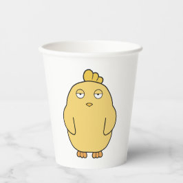 Vasos De Papel la chica amarga