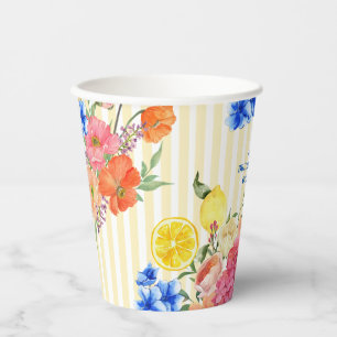 Vasos De Papel La dolce vita Lemon Italiano Ducha de novia